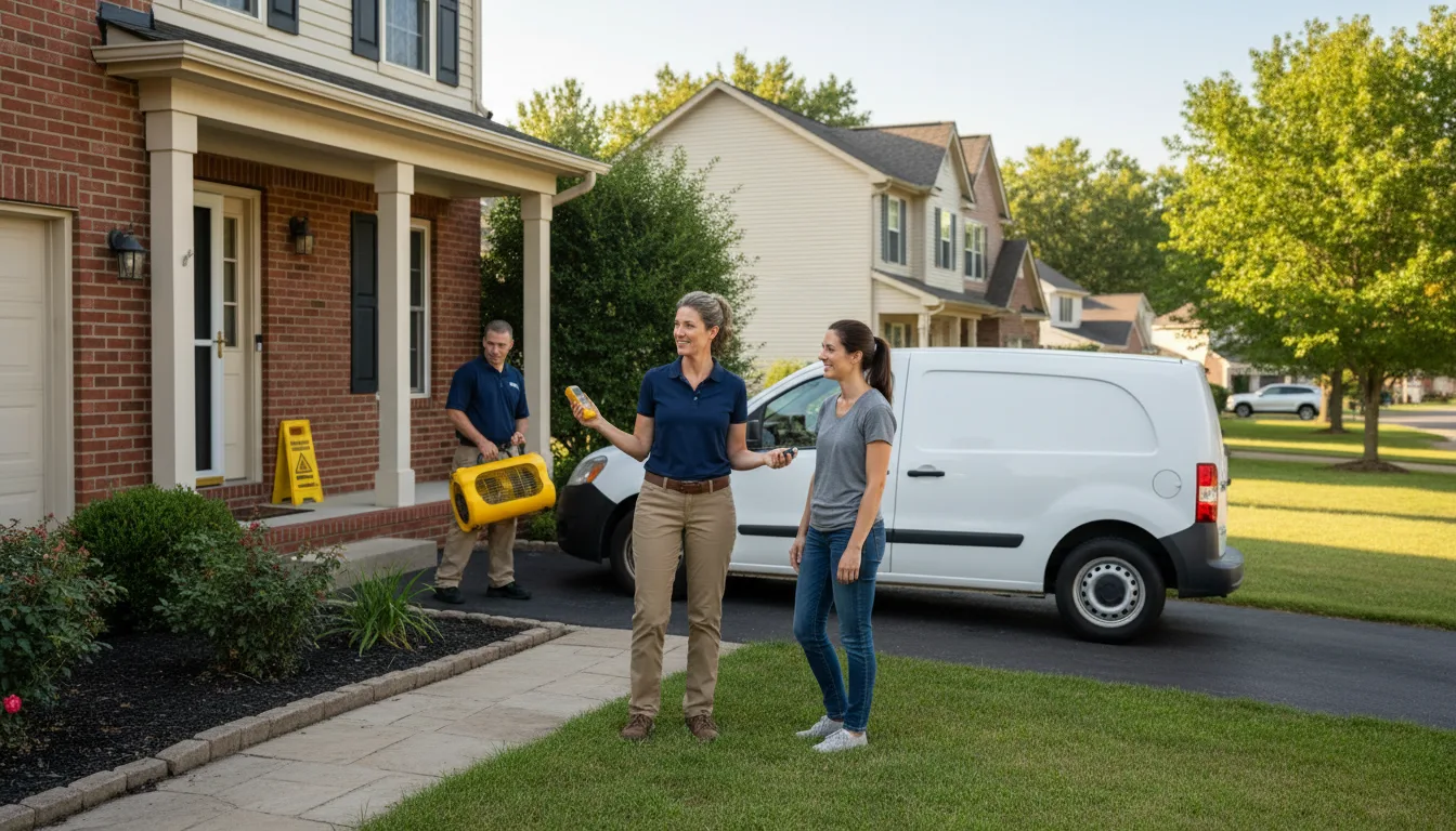 Water restoration image for Home Water Damage Repair in Hillsboro, OH